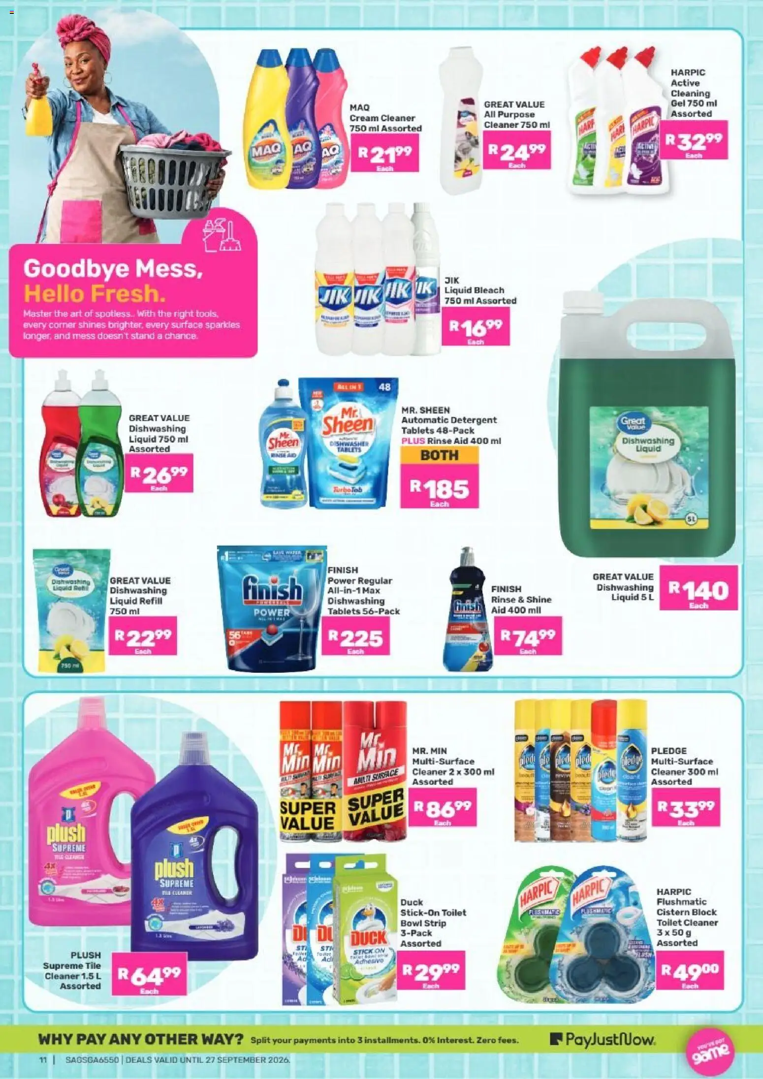 Game - Catalogue Spring Into Action valid from 25/08/2026 | Page: 11 | Products: Toilet, Cream, Detergent, Game
