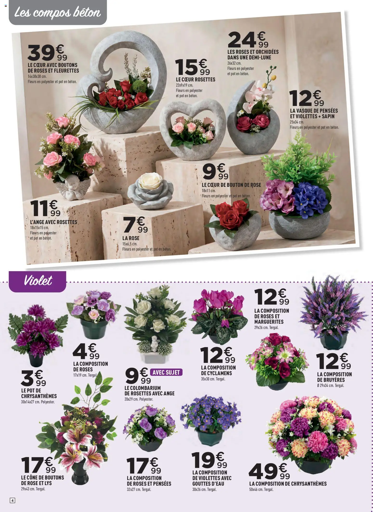 {H1} | Page: 4 | Produits: Chrysanthèmes, Fleurs