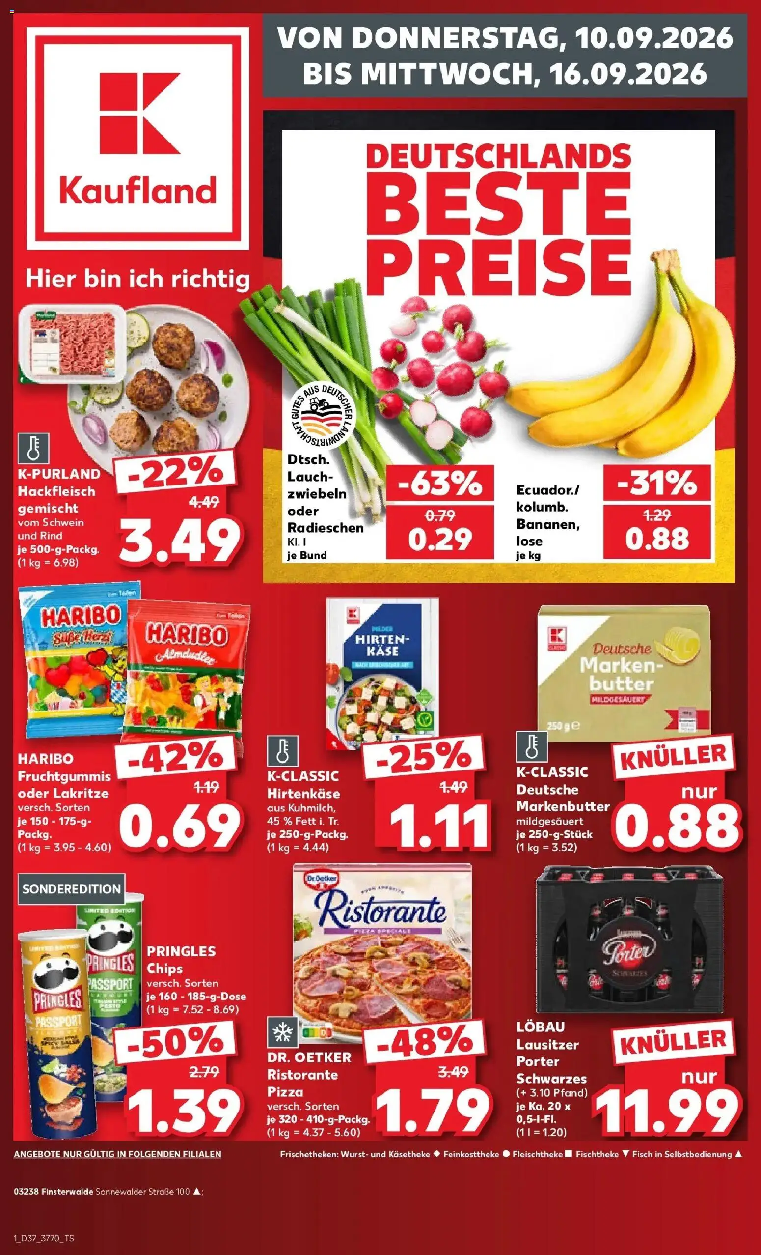 Prospekt Kaufland ab 10.09.2026 » Angebote Online zum Blättern | Seite: 1 | Produkte: Ristorante, Fisch, Wurst, Lauch