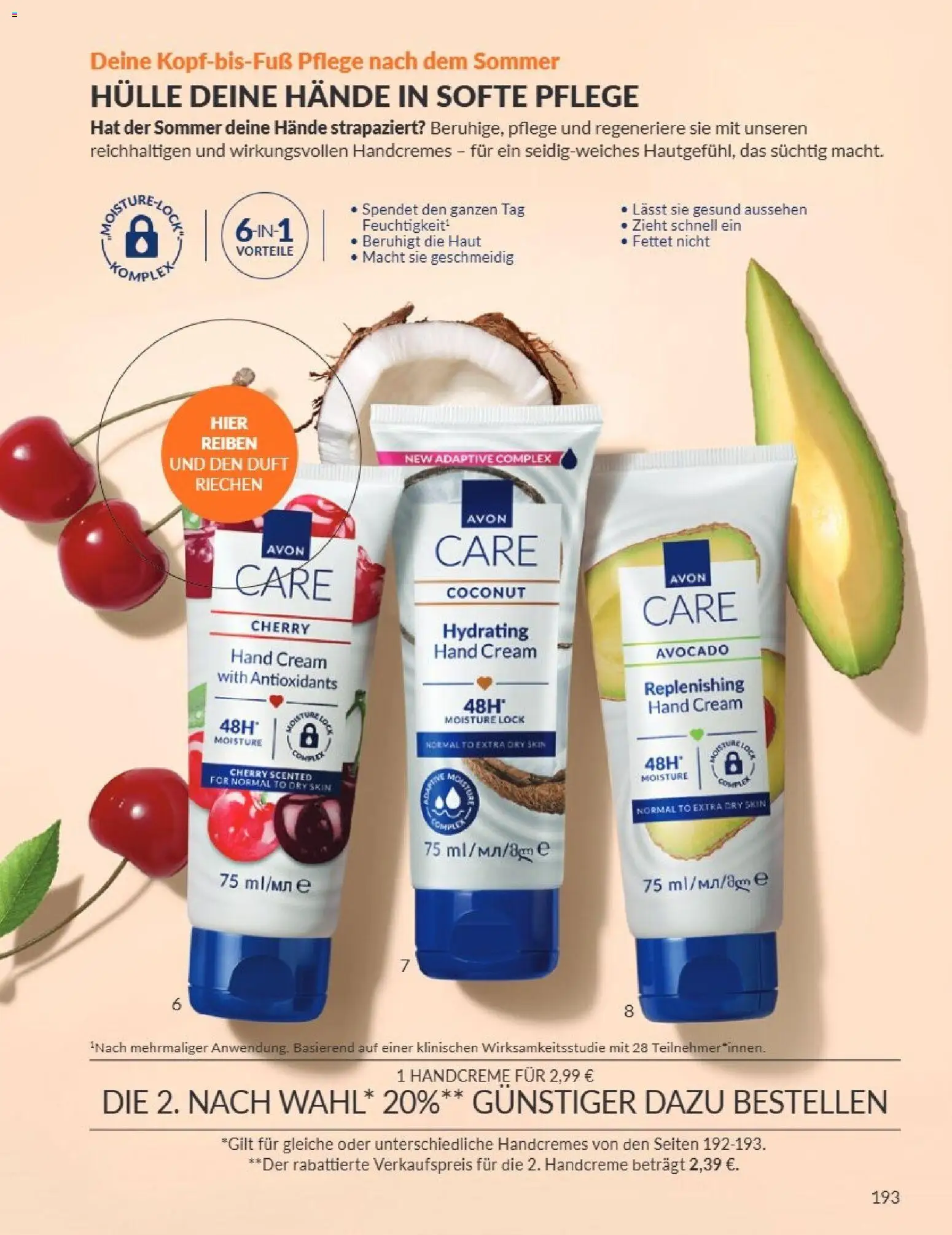 AVON Katalog September 2026 – gültig ab 01.09.2026 | Seite: 189 | Produkte: Hülle, Duft, Handcreme, Avocado
