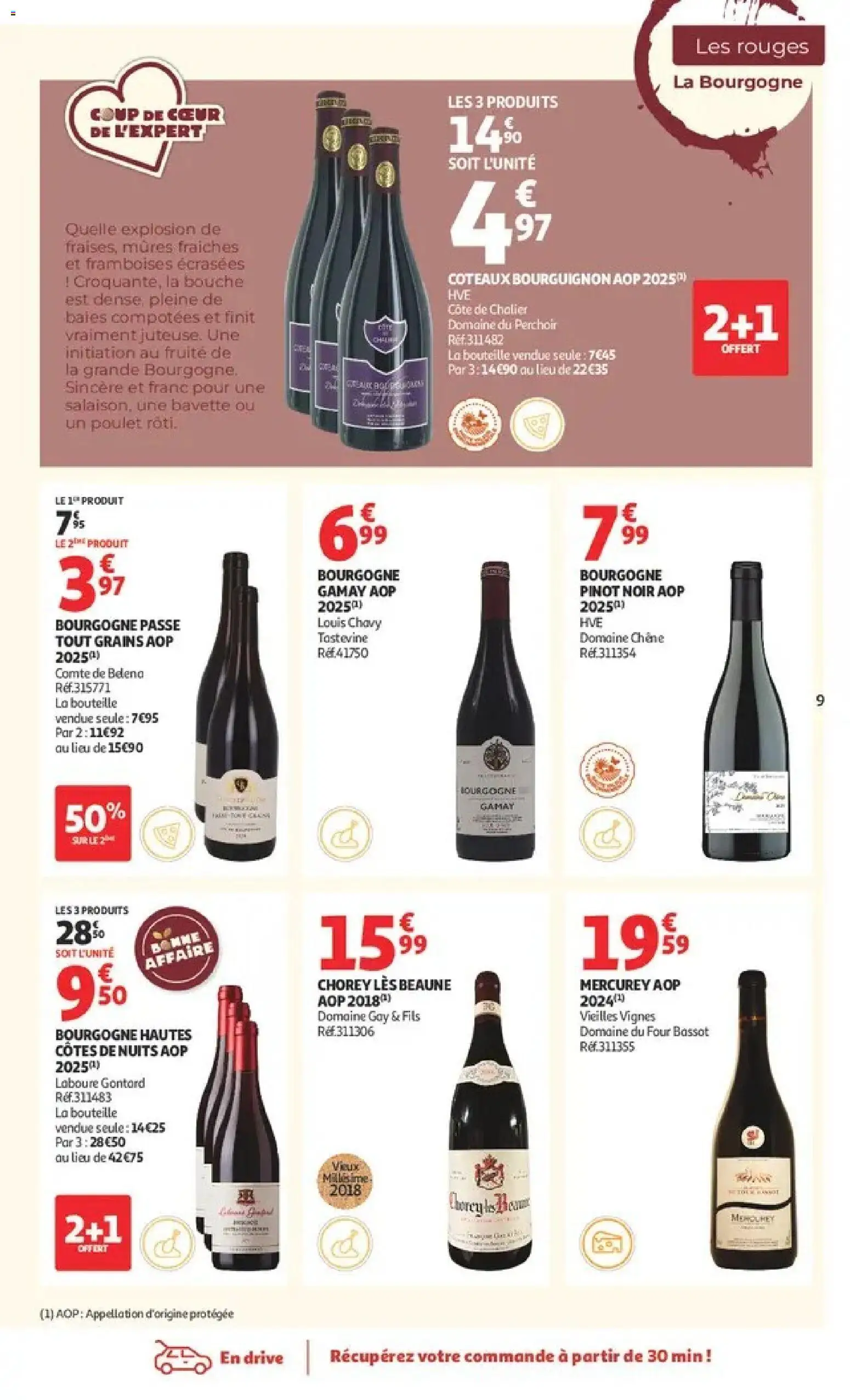 {H1} | Page: 9 | Produits: Four, Framboises, Bourgogne, Bavette