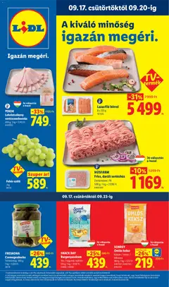 Lidl akciós újság - amely érvényes a következő dátumtól: 2026.09.17.