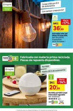 Vista previa Leroy Merlin catálogo válido desde el 26.05.2026 | Página: 21 | Productos: USB, Bombilla
