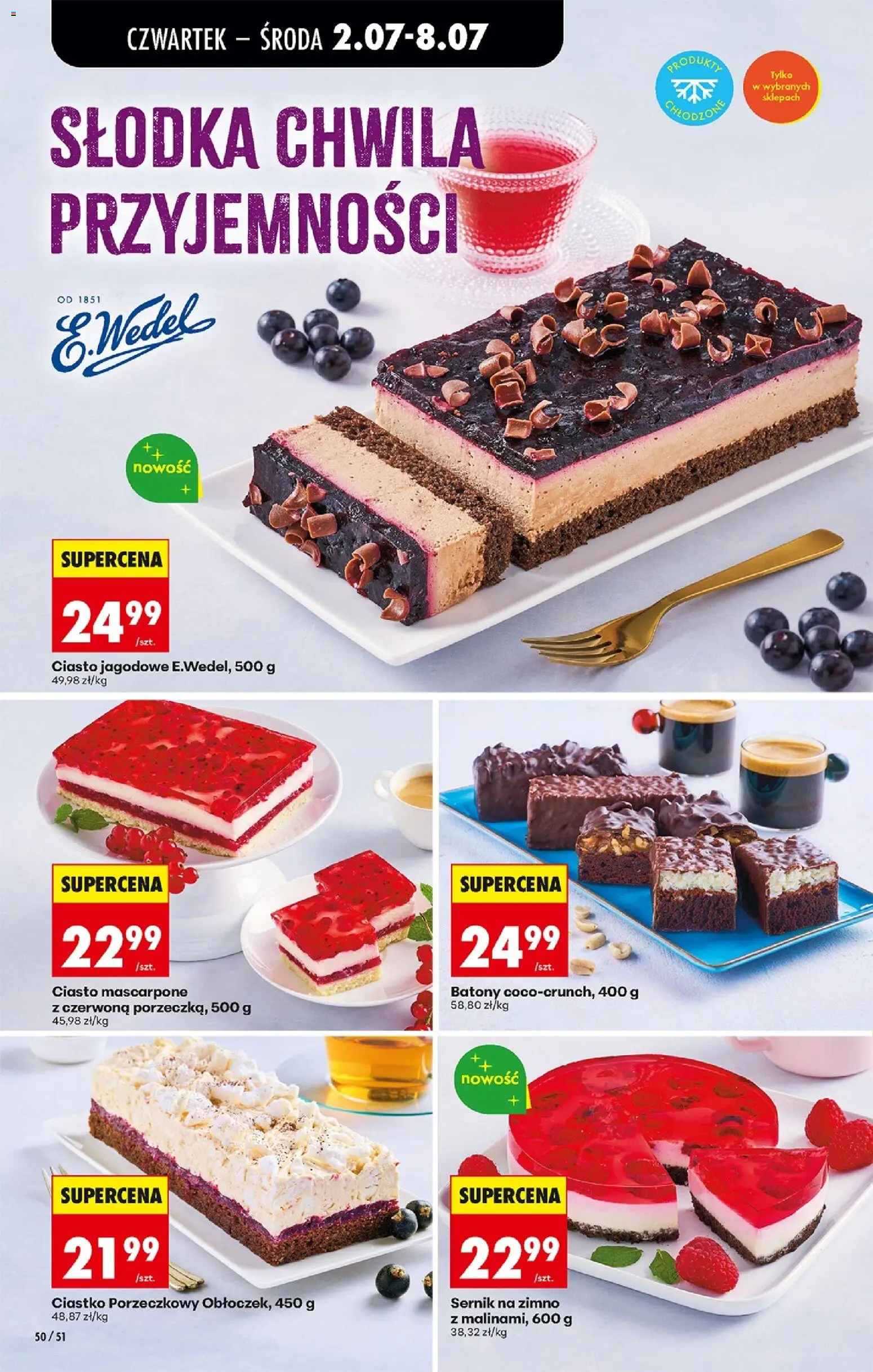 Biedronka gazetka od czwartku od 02.07.2026 | Strona: 58 | Produkty: Ciasto, Mascarpone