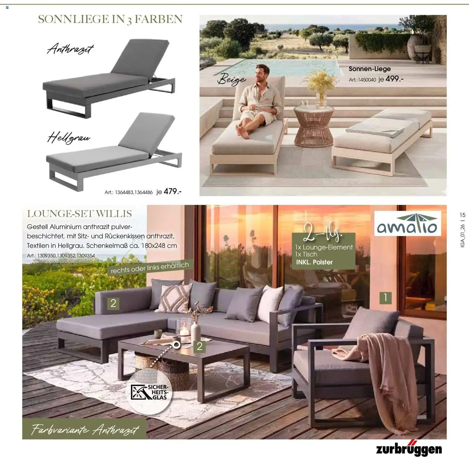 Zurbrüggen Garten Unna – gültig ab 19.03.2025 | Seite: 15 | Produkte: Tisch