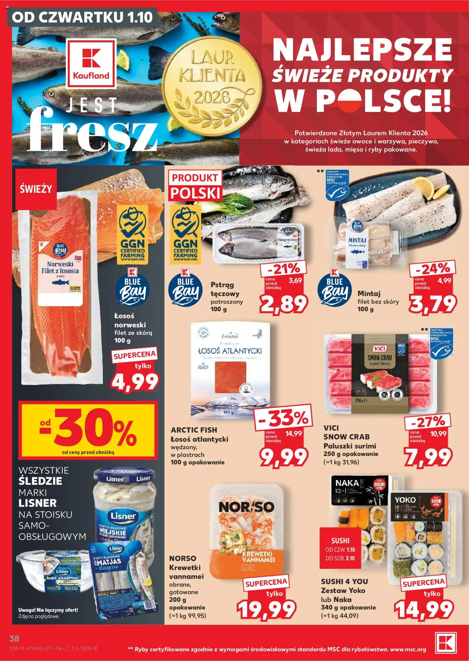 Kaufland gazetka od 01.10.2026 | Strona: 38