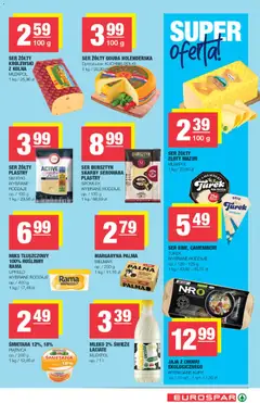 Pogląd oferty "Spar gazetka - Eurospar" - ważna od 17.06.2026 | Strona: 5 | Produkty: Camembert, Margaryna, Ser, Jaja