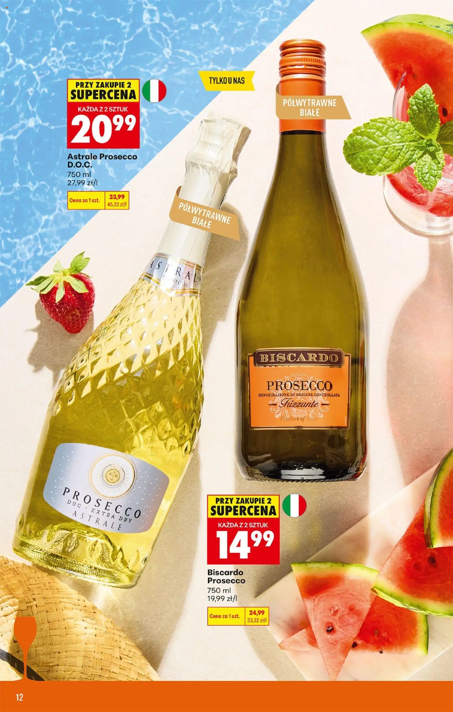 Biedronka gazetka - Czas na toast od 01.06.2026 | Strona: 12