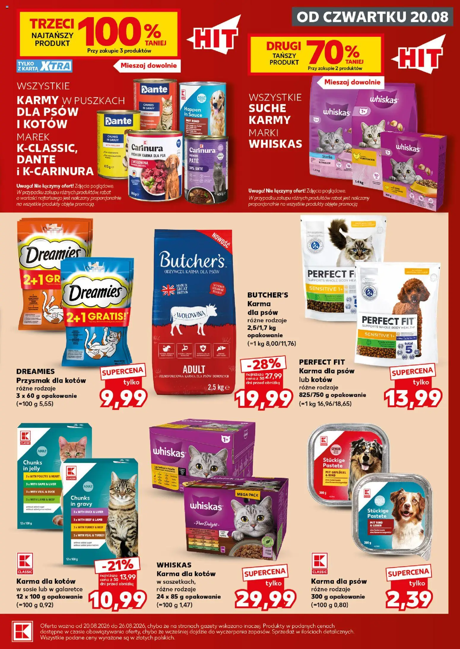 Kaufland Polsko leták - Mocny start od 24.08.2026 | Strana: 25 | Produkty: Whiskas, Body
