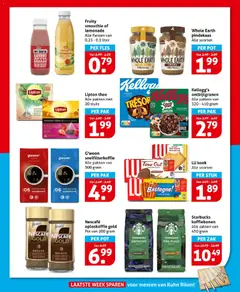 Hoogvliet folder - Voorbeeld van een folder van Hoogvliet, geldig van 30-09-2026 | Pagina: 14 | Producten: Koffiebonen, Smoothie, Fles, Nescafe