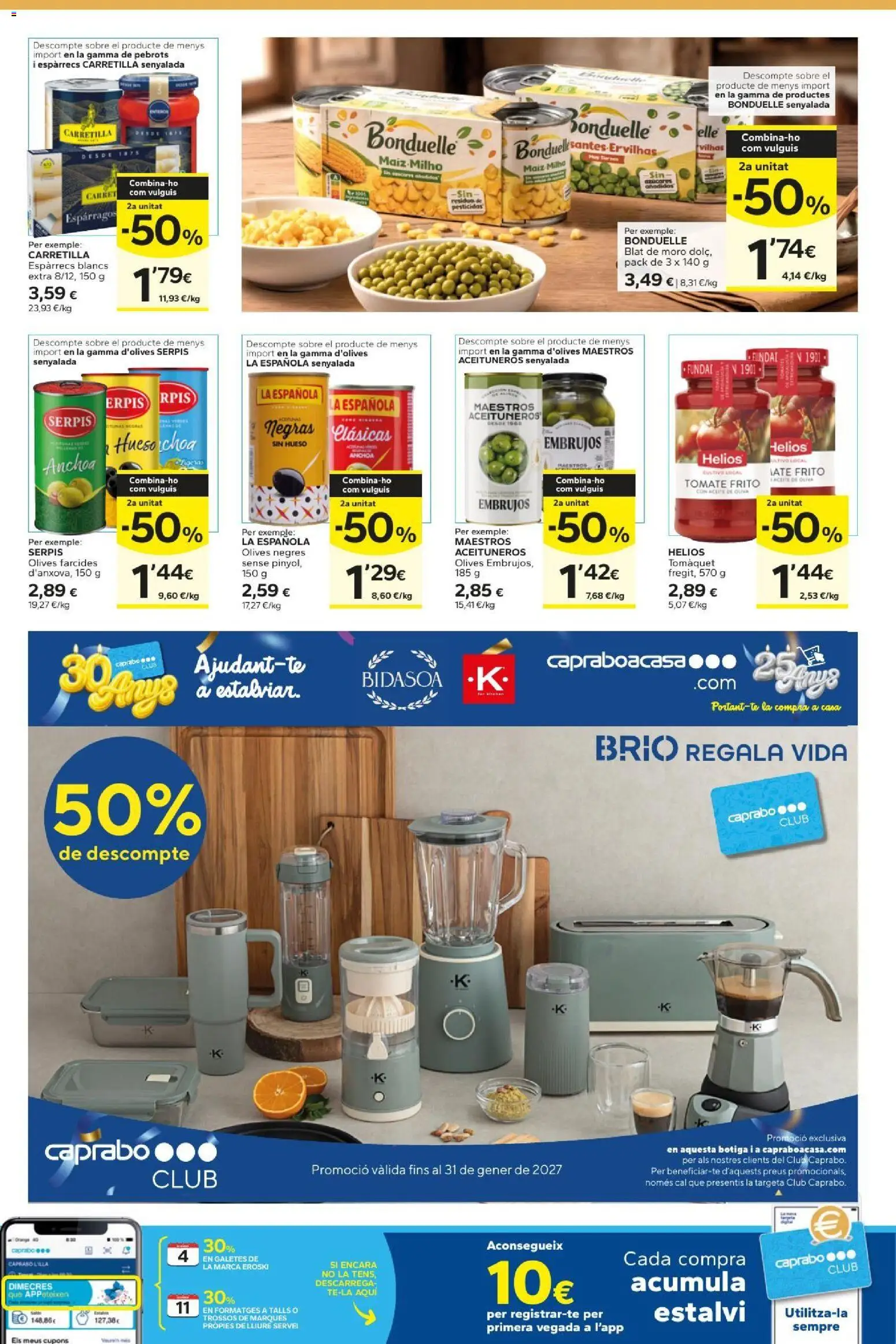 Caprabo folleto │ válido desde el 29/10/2026 | Página: 17 | Productos: Maíz, Aceite, Tomate, Funda