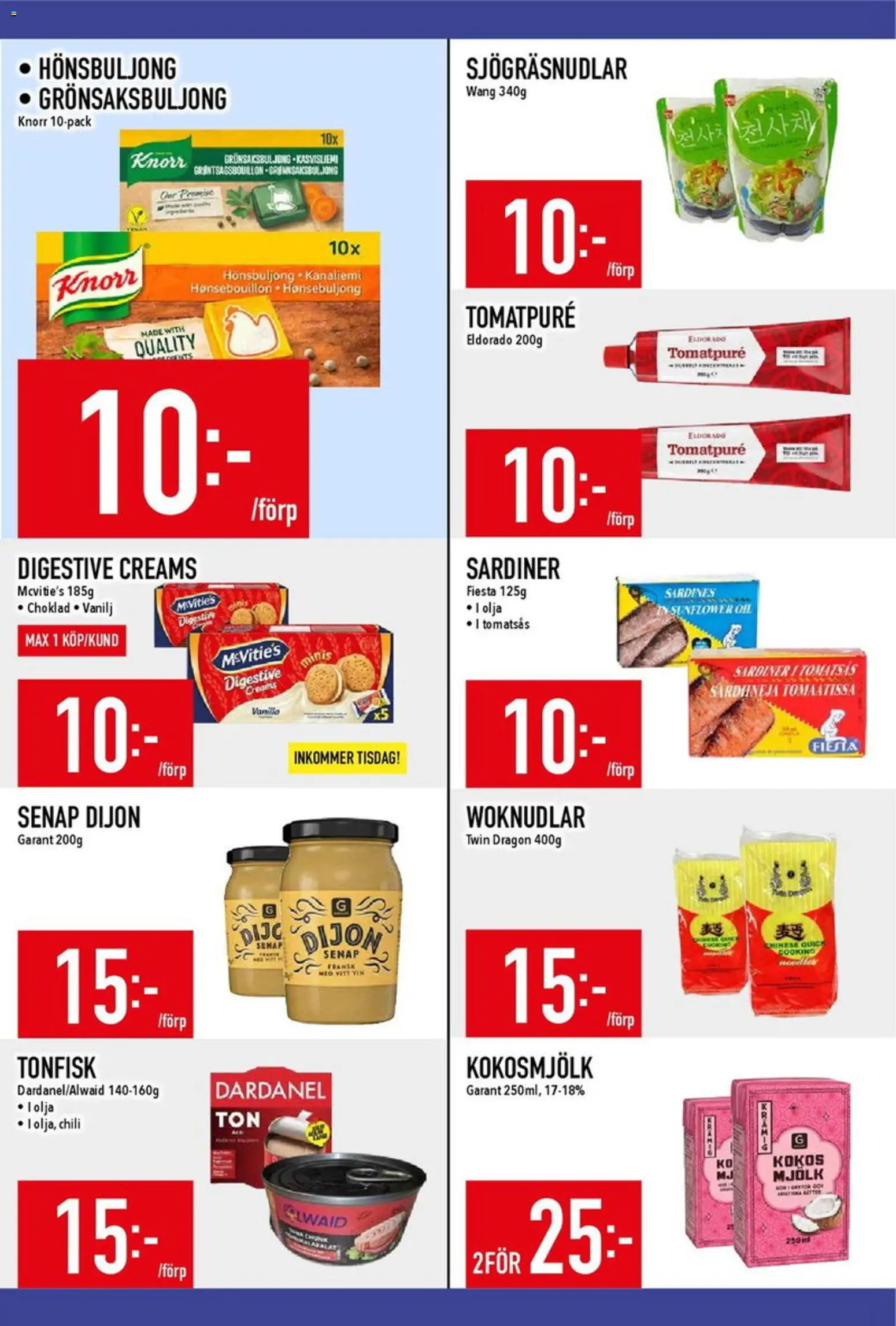 Matdax reklamblad aktuell från 19/10/2026 | Sida: 17 | Produkter: Mjölk, Sardiner, Vin, Tomatsås
