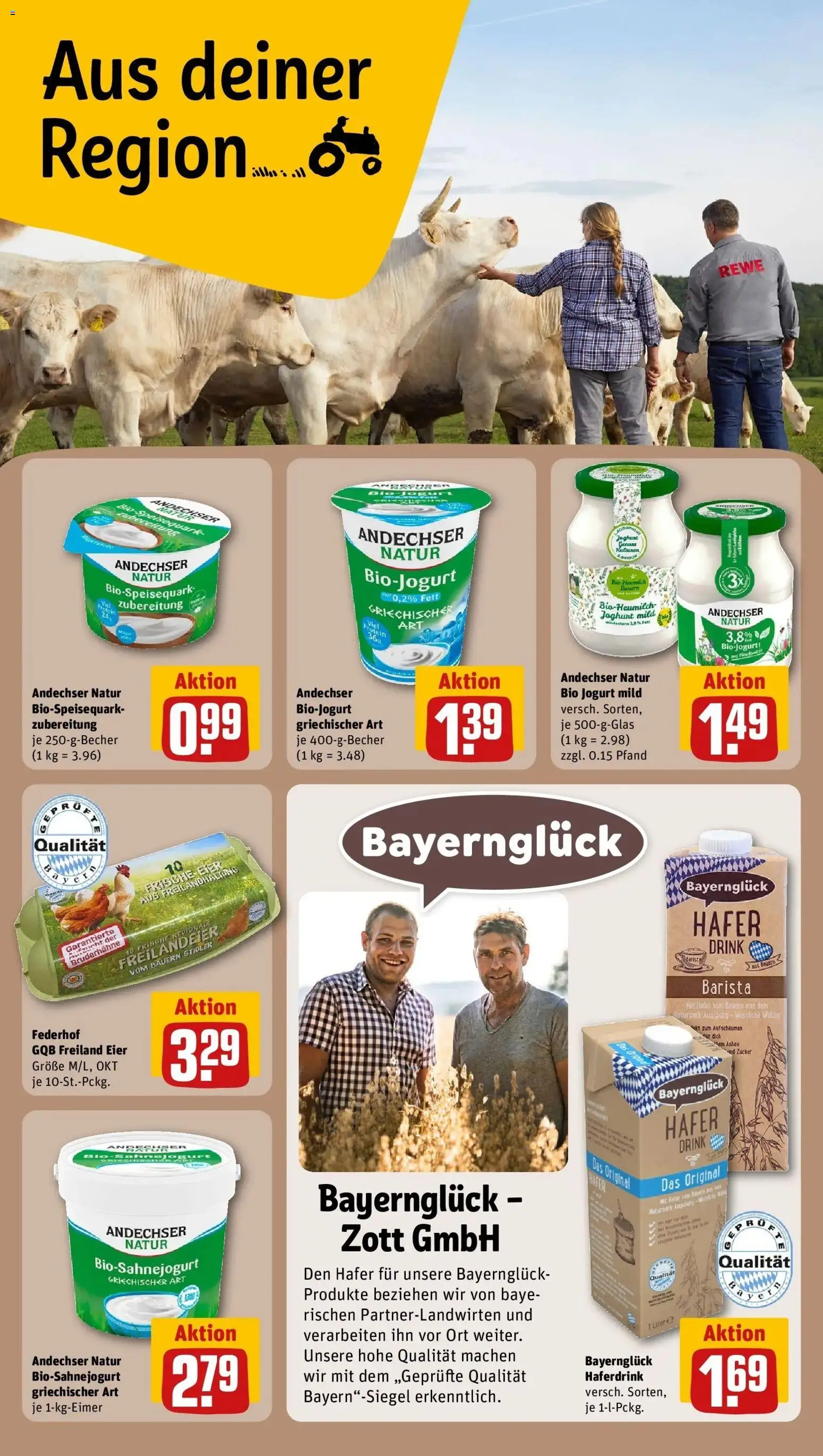 REWE Prospekt ab 26.10.2026 zum Blättern » Angebote | Seite: 28 | Produkte: Eier, Haferdrink, Zucker
