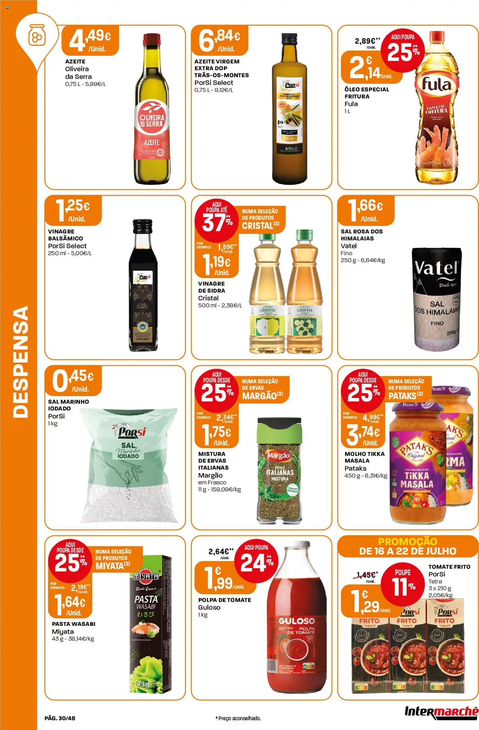Intermarché folheto │ válido de 16/07/2026 | Página: 30