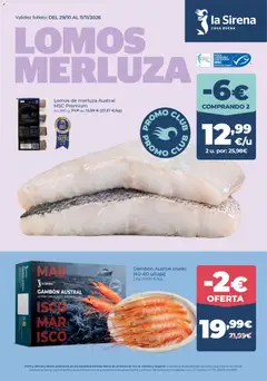 Vista previa La Sirena folleto válido desde el 29/10/2026
