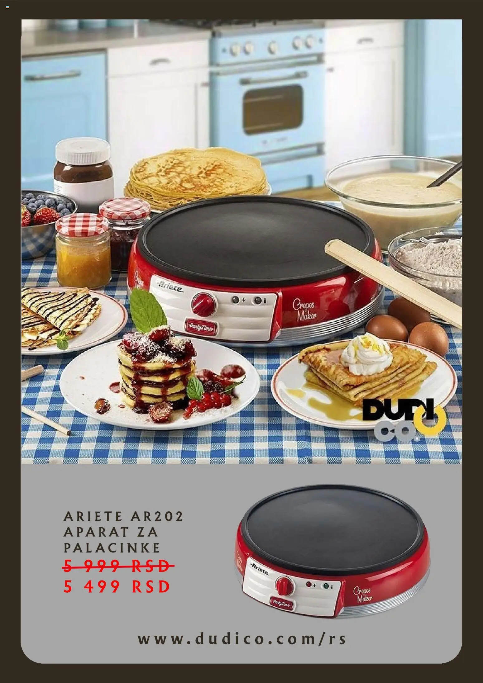 Dudi co. katalog - važi od 03.08.2026 | Strana: 5 | Proizvode: Aparat za palačinke, Palačinke