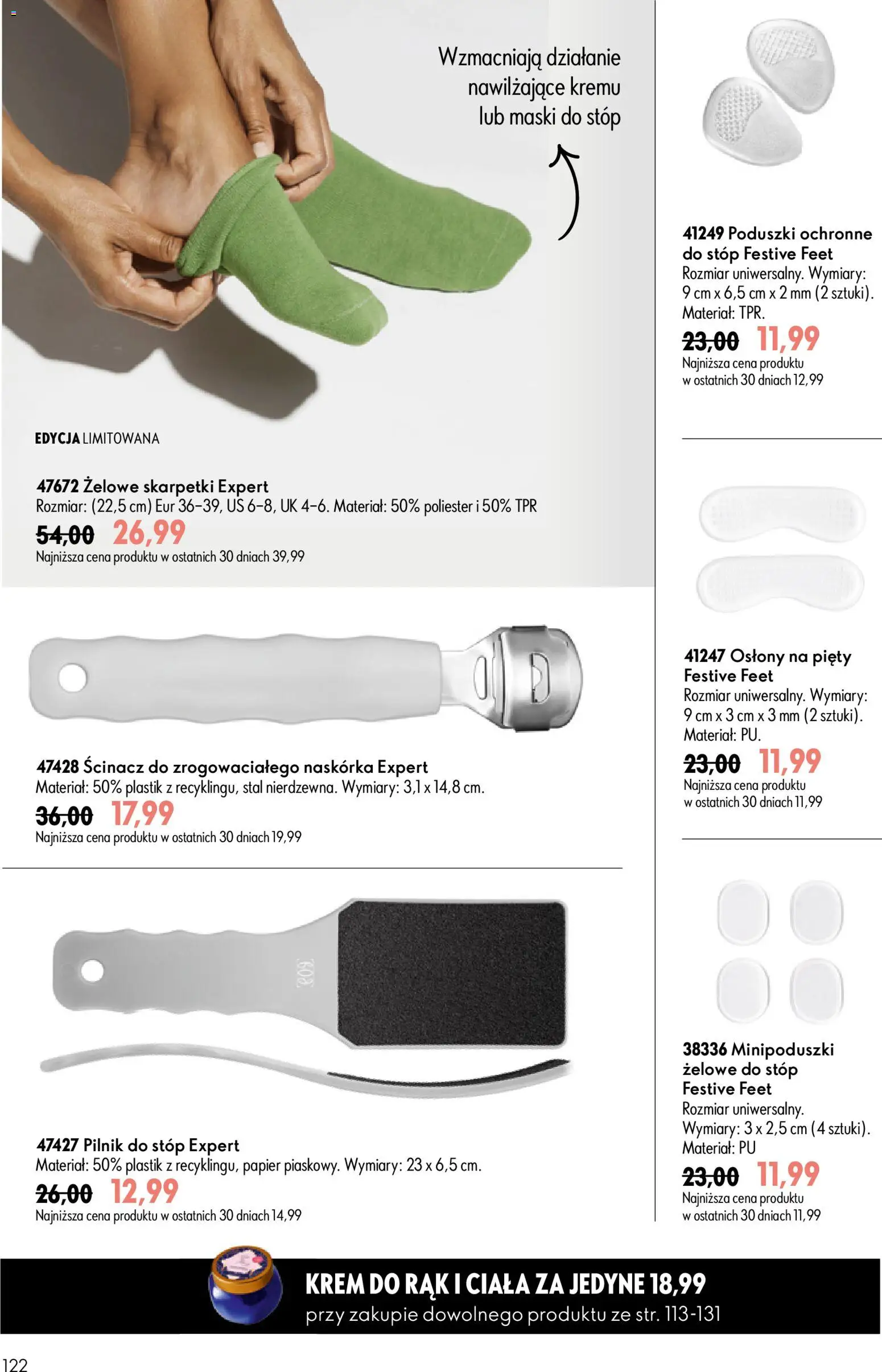 Oriflame Katalog 9 2026 od 17.06.2026 | Strona: 122 | Produkty: Skarpetki, Krem do rąk, Krem