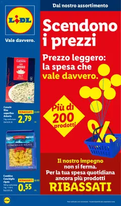Anteprima del volantino Lidl Ribassati catalogo valido a partire dal 08/01/2026