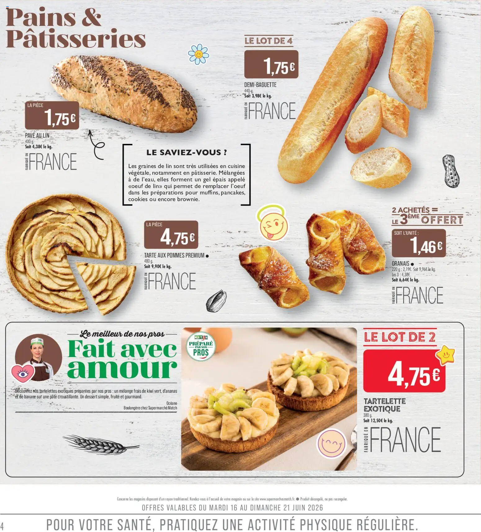 {H1} | Page: 4 | Produits: Banane, Pommes, Tarte aux pommes, Kiwi