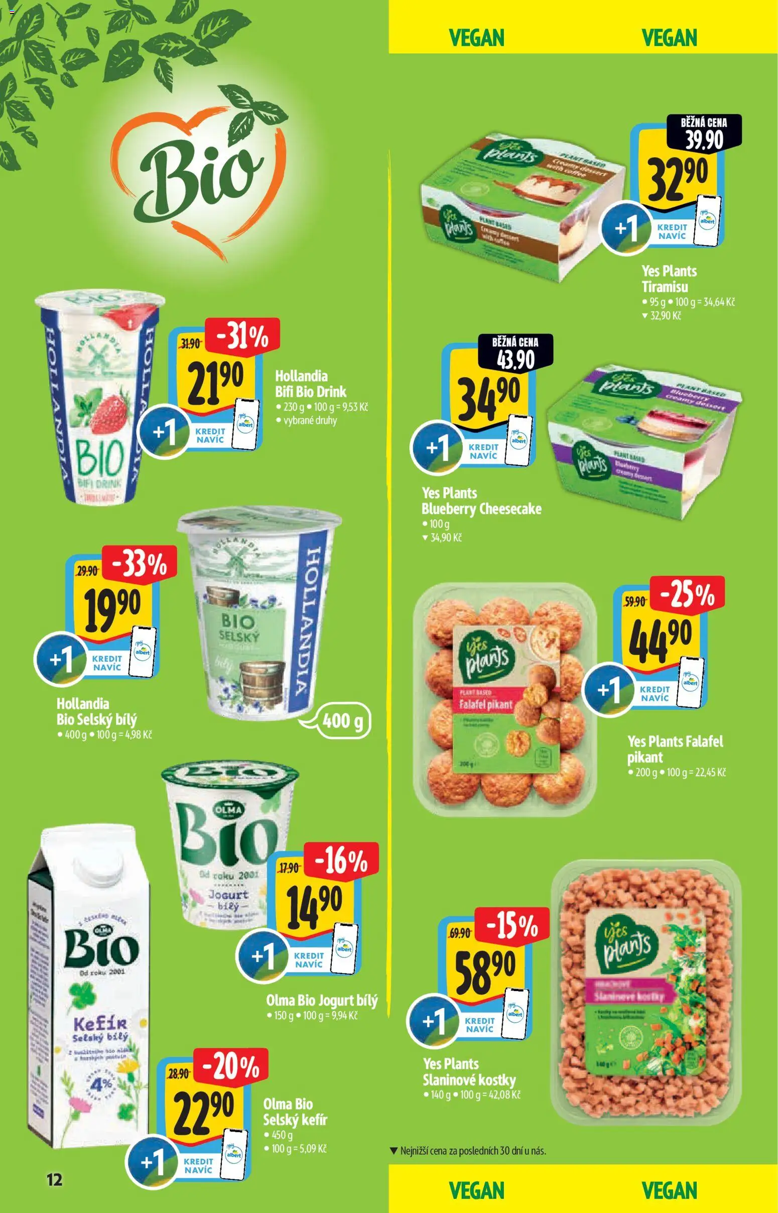 Albert katalog - Hypermarket od 17.06.2026 | Strana: 12 | Produkty: Bio jogurt, Vegan, Jogurt, Cheesecake
