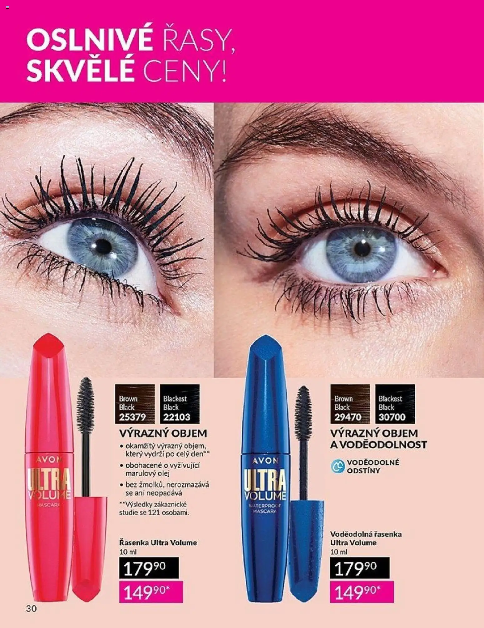 Avon Katalog 05/2026 od 01.05.2026 | Strana: 30 | Produkty: Olej, Řasenka