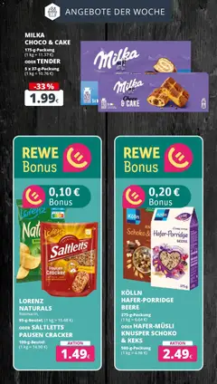 Rewe Prospekt Bergheim ab 26.10.2026 gültig | Seite: 7 | Produkte: Kolln, Schokolade, Rosinen, Sesamsamen