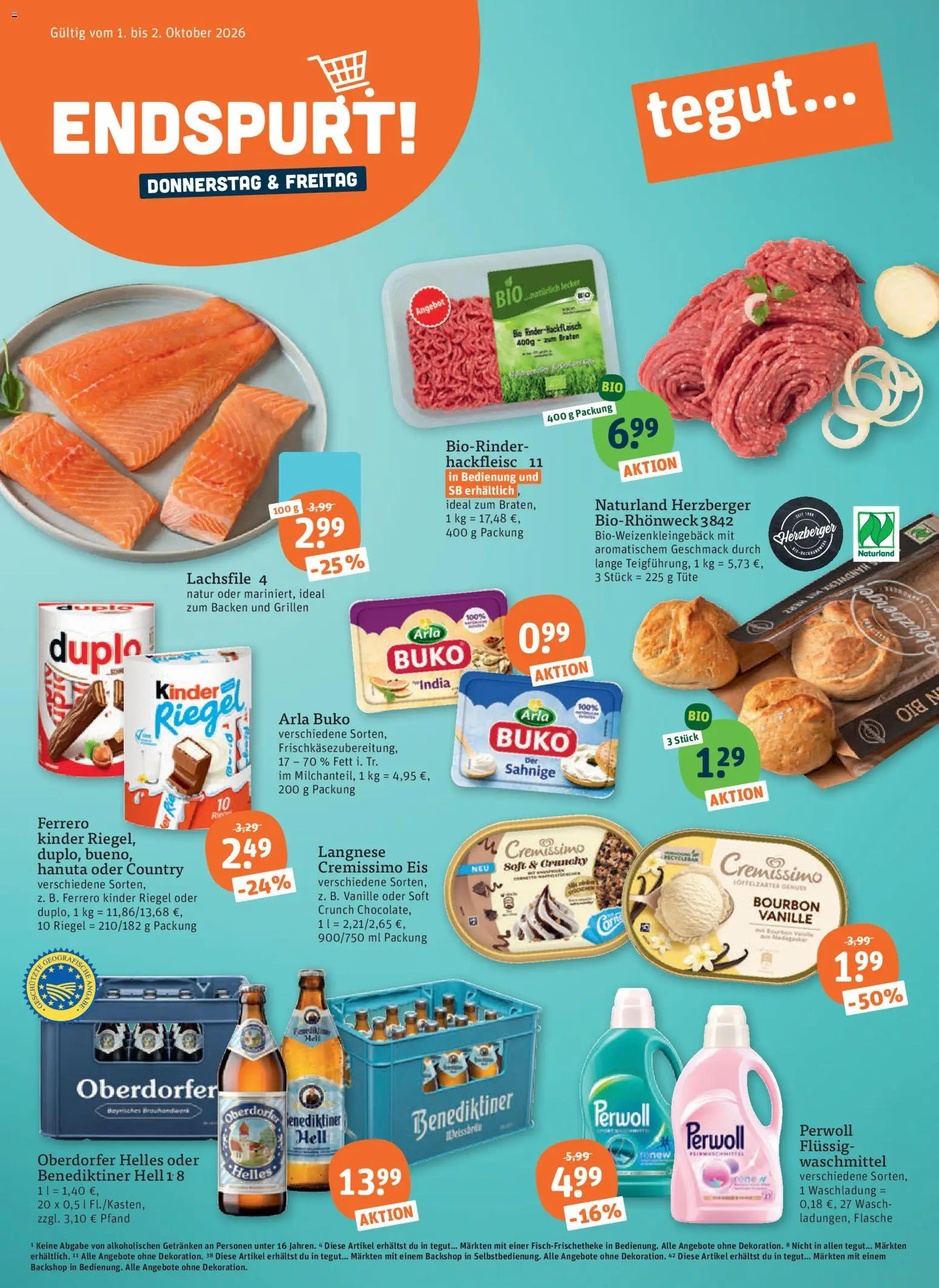 Tegut Prospekt – gültig ab 28.09.2026 | Seite: 1