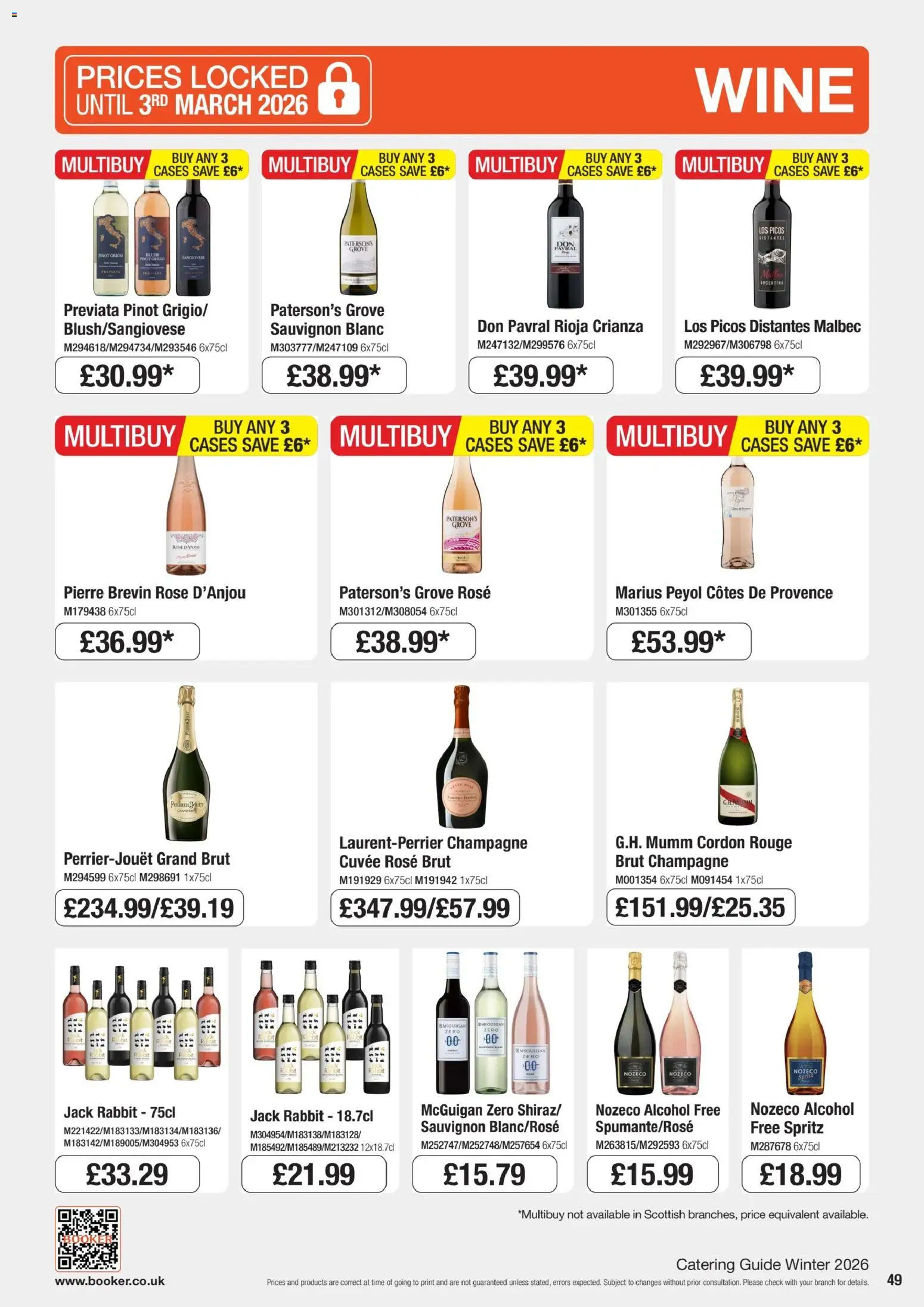 {H1} | Page: 49 | Products: Rabbit, Wine, Champagne, Alcohol