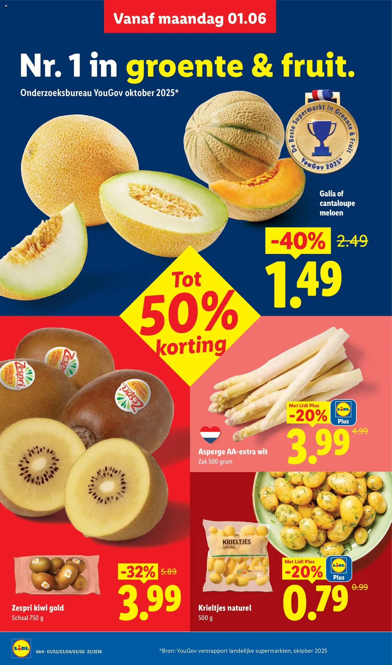 {H1} | Pagina: 7 | Producten: Kiwi, Schaal, Krieltjes, Zak