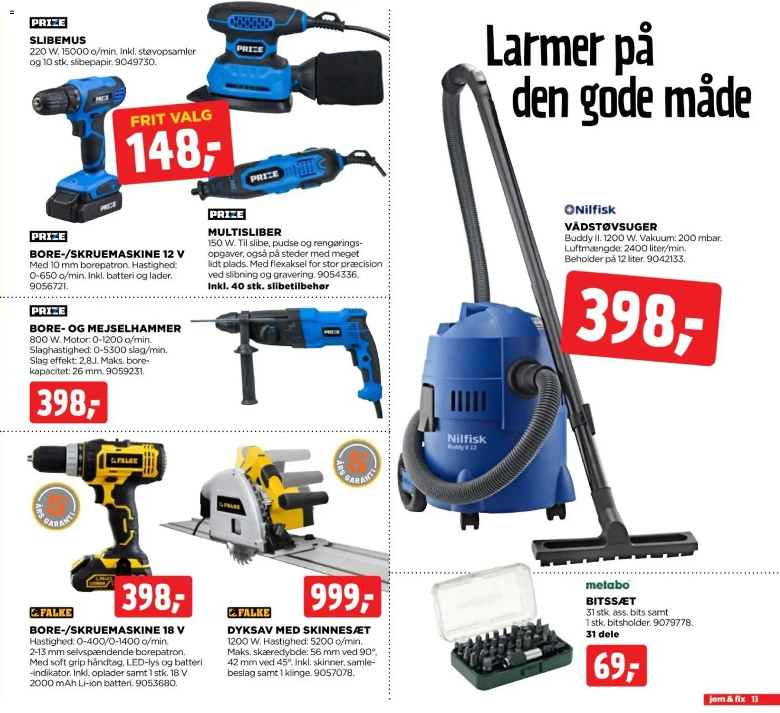 Jem & fix tilbudsavis – gyldig fra 16/08/2026 | Side: 13 | Produkter: Batteri