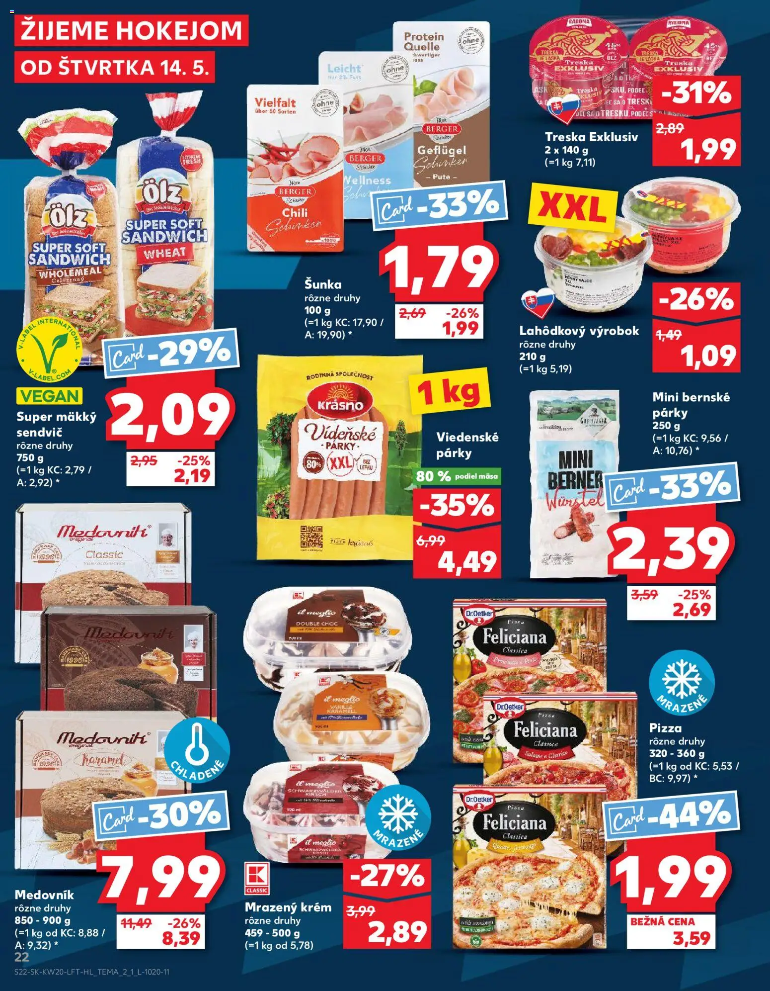 Nové Kaufland akcie – leták je platný od 14.05.2026 | Strana: 22