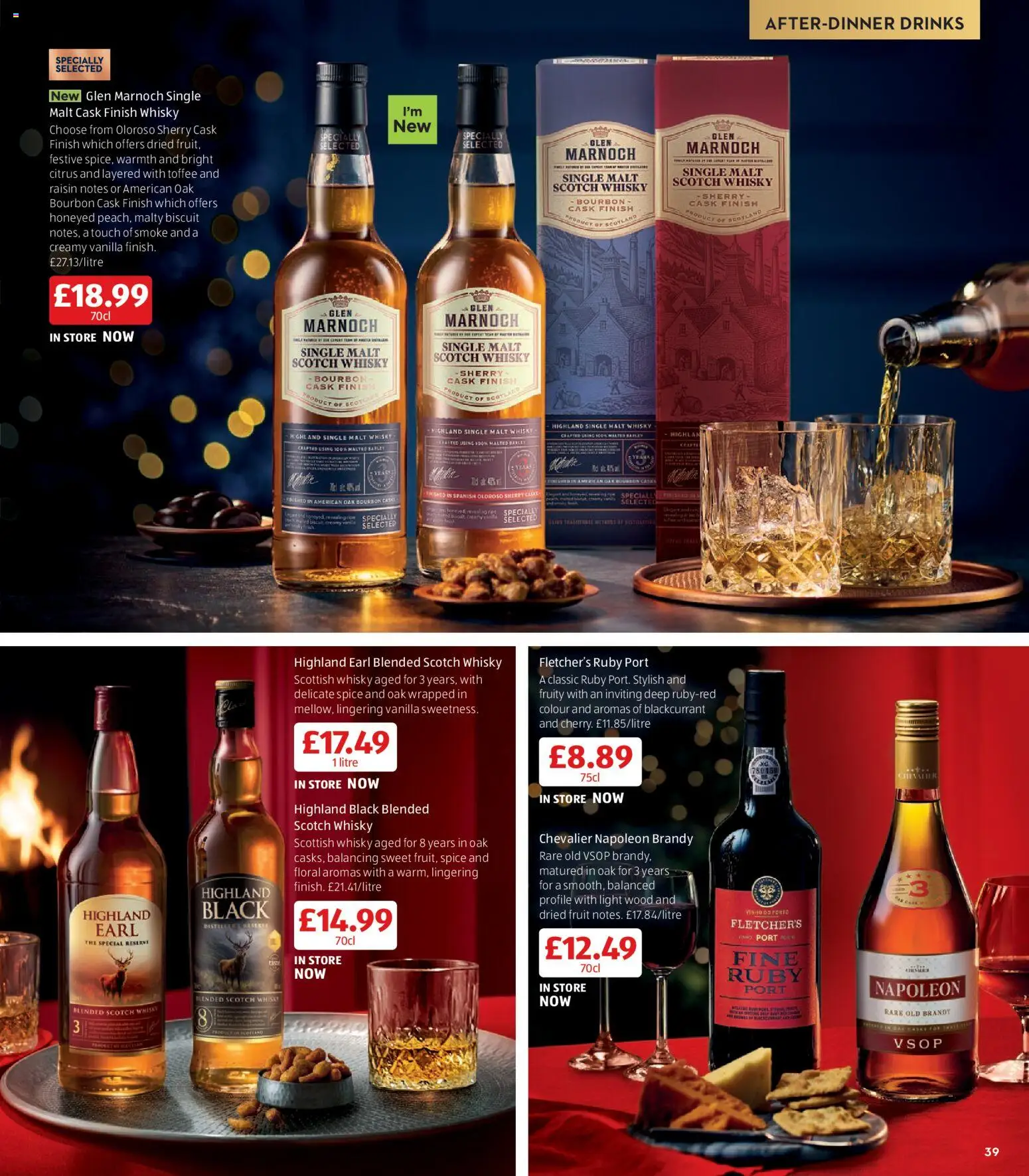{H1} | Page: 39 | Products: Scotch whisky, Drinks, Tablet, Brandy
