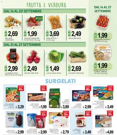 Anteprima del volantino Presto Fresco volantino valido a partire dal 14/09/2026 | Pagina: 4 | Prodotti: Cereali, Gelato, Nutella, Basilico