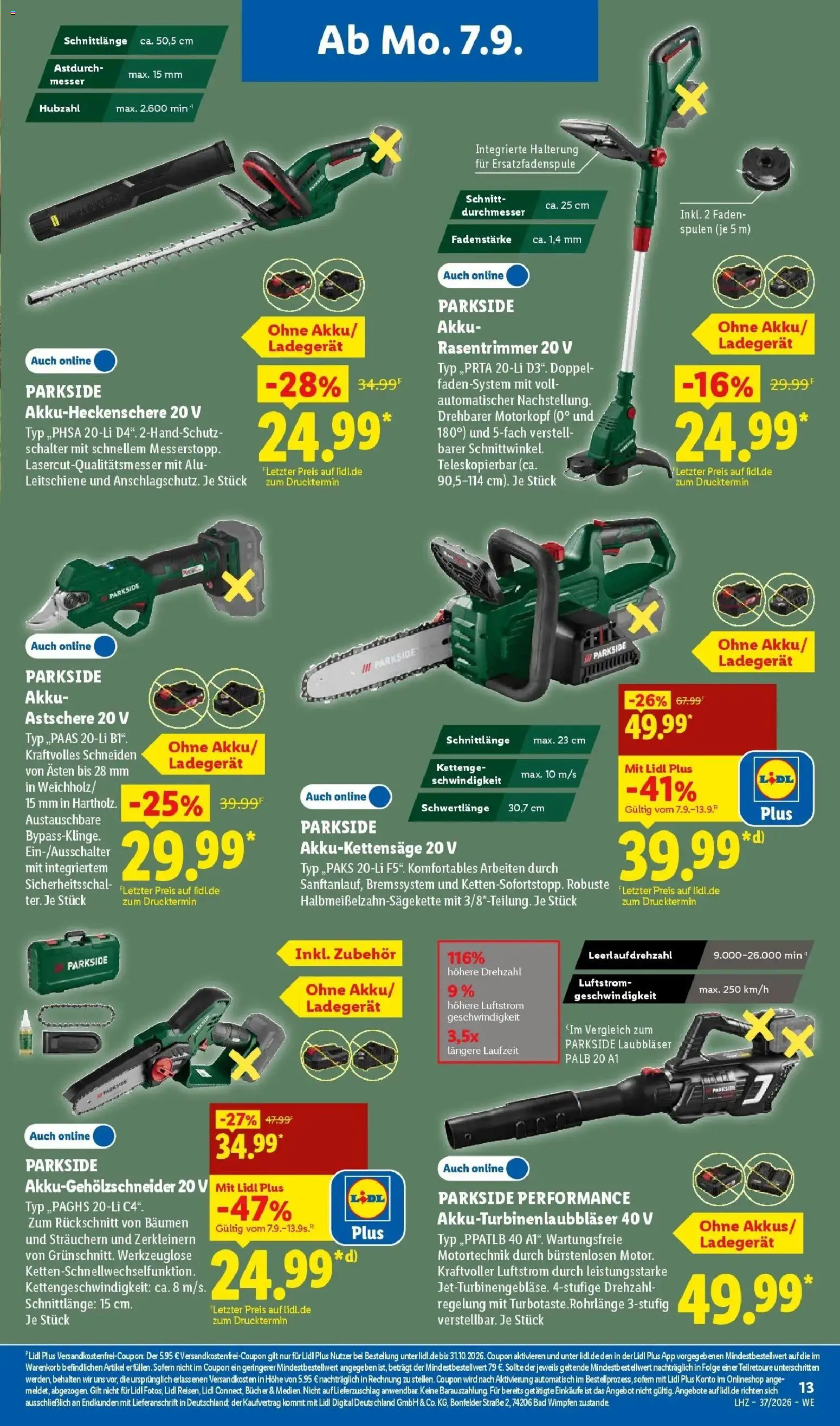 Lidl Prospekt Künzell – gültig ab 07.09.2026 | Seite: 31 | Produkte: String, Bad, Ladegerät