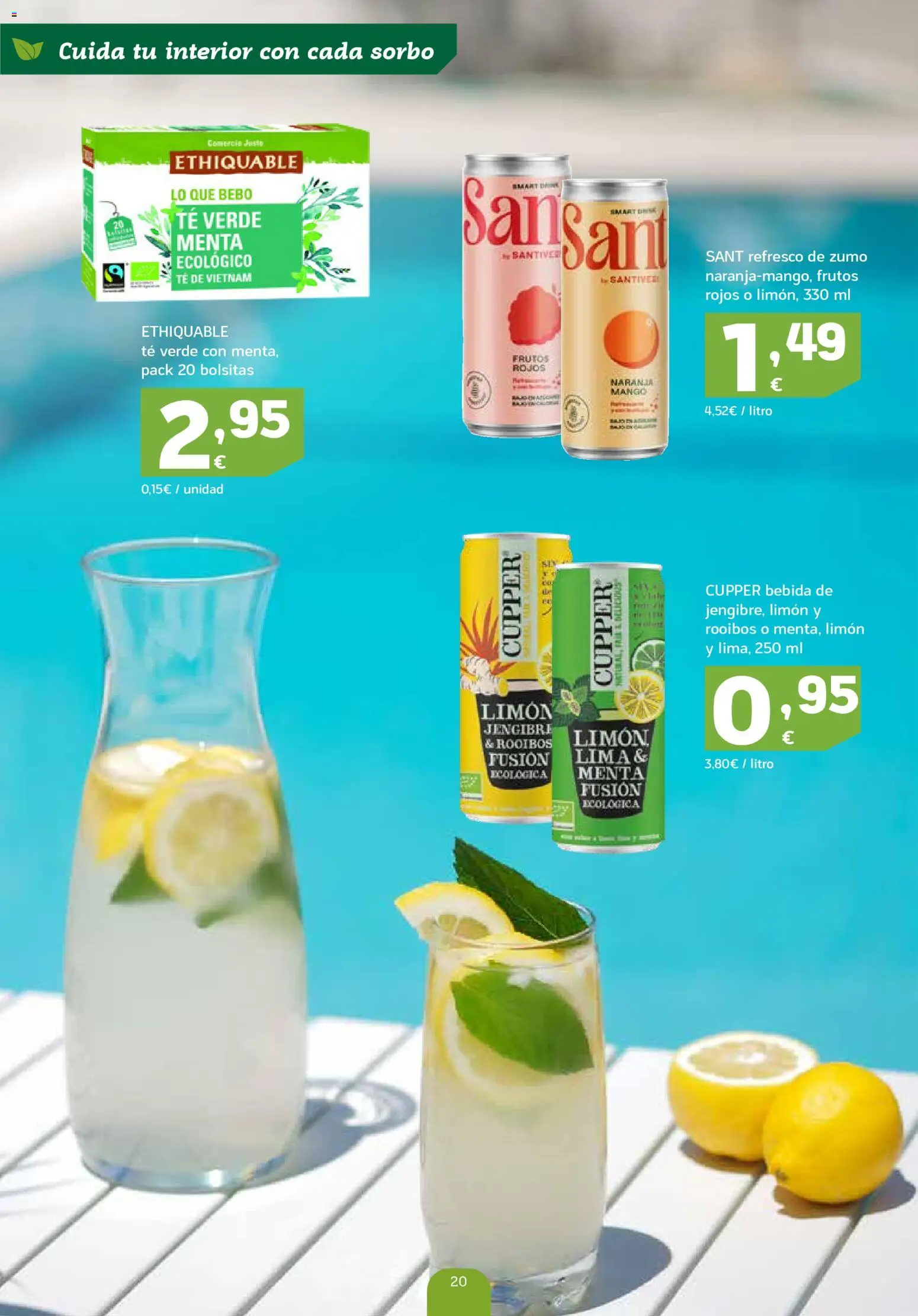 HiperDino folleto │ válido desde el 25.05.2026 | Página: 20 | Productos: Lima, Ροζ πιπέρι, Té, Ρούτερ