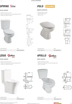 Pré-visualização BricoMarché Catálogo de Inspiração Banho válido de 15/06/2026 | Página: 63 | Produtos: Louça, Tanque, Louça sanitária, Iluminação