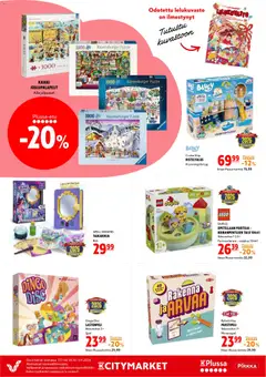 K-Citymarket-mainoslehti voimassa 29/10/2026 alkaen | Sivu: 20