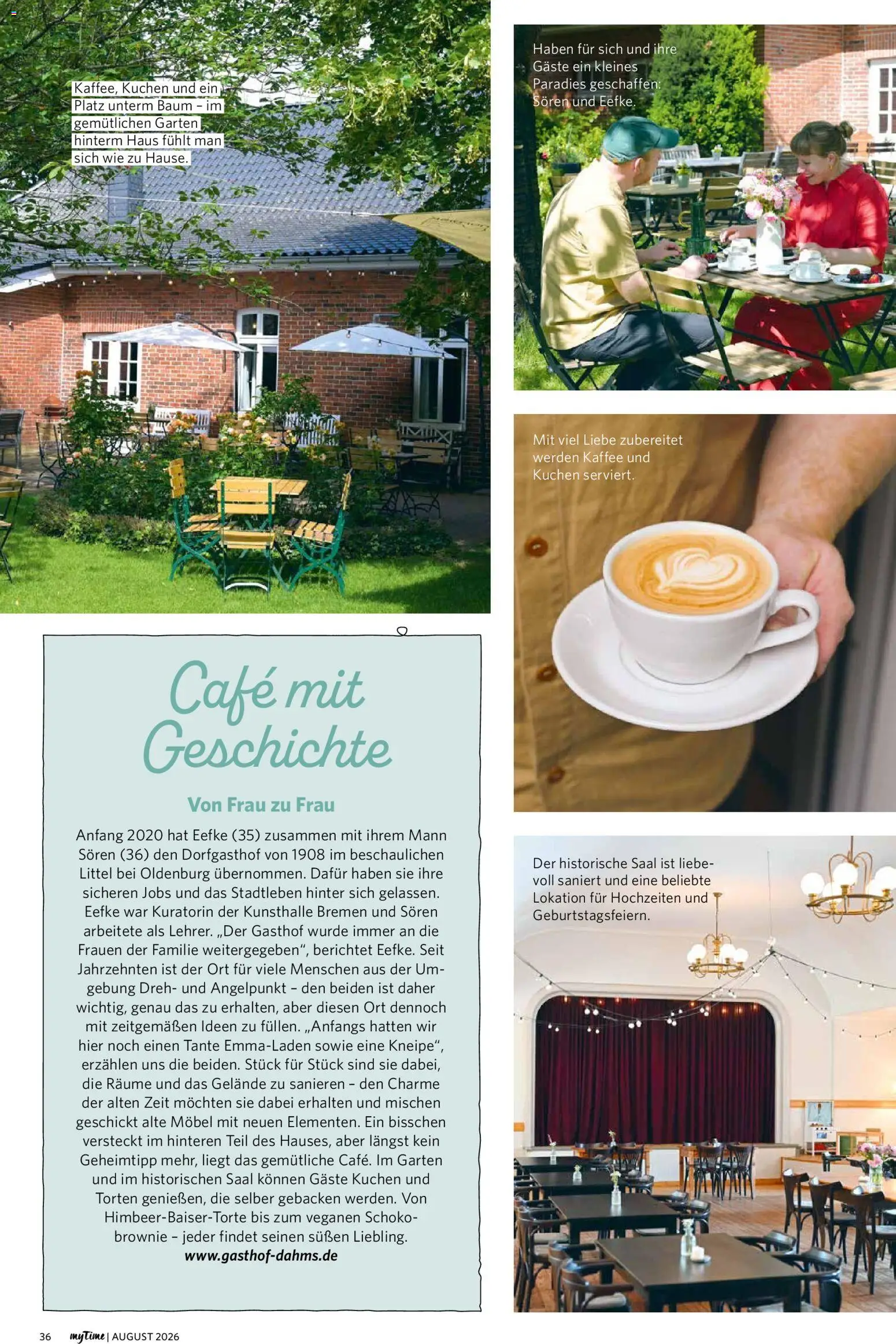 Combi myTime August 2026 – gültig ab 01.08.2026 | Seite: 36 | Produkte: Kaffee, Kuchen
