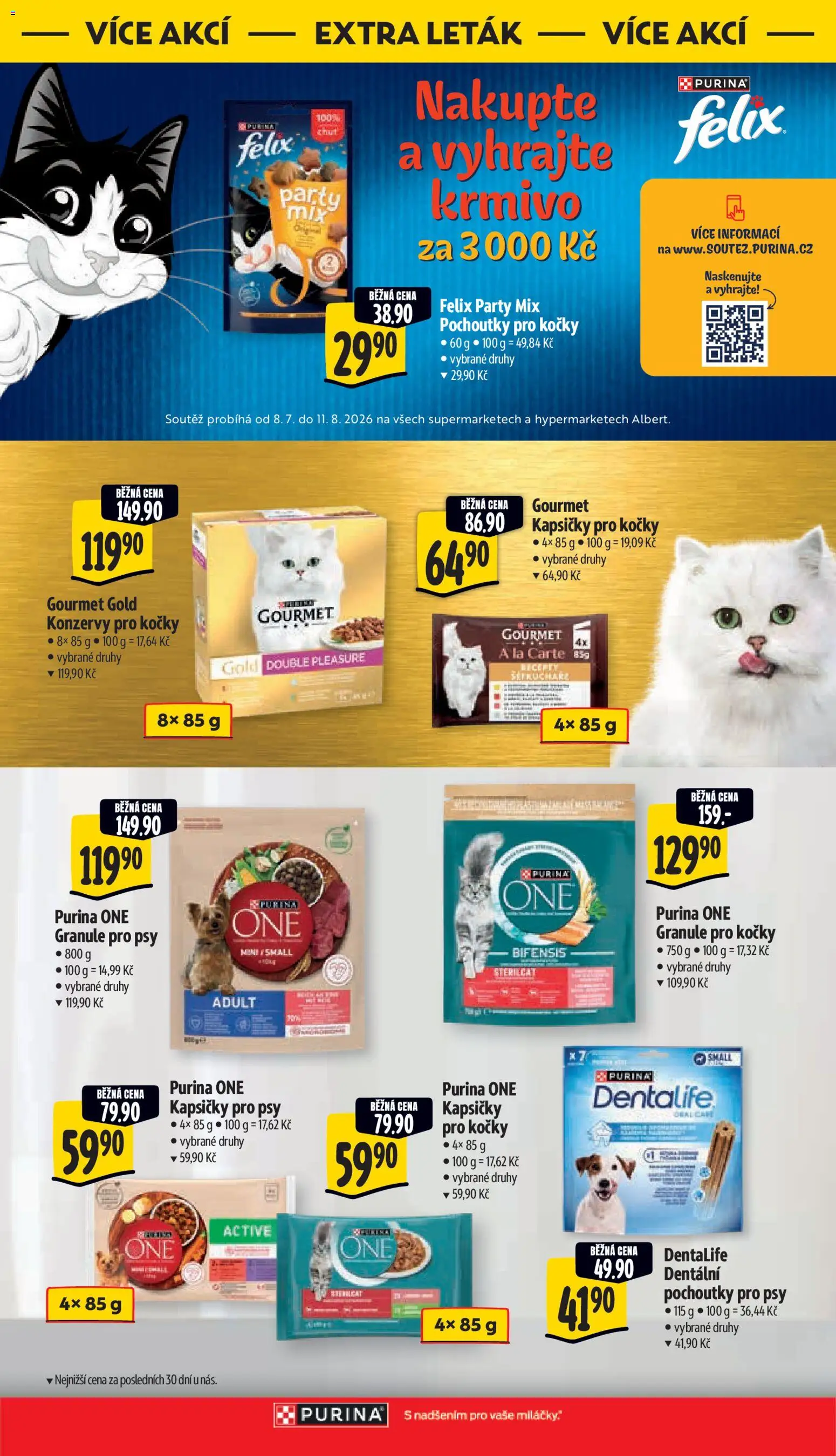 Albert leták - Supermarket - Praha Taškent od 15.07.2026 | Strana: 41 | Produkty: Gourmet, Granule pro psy, Granule, Granule pro kočky