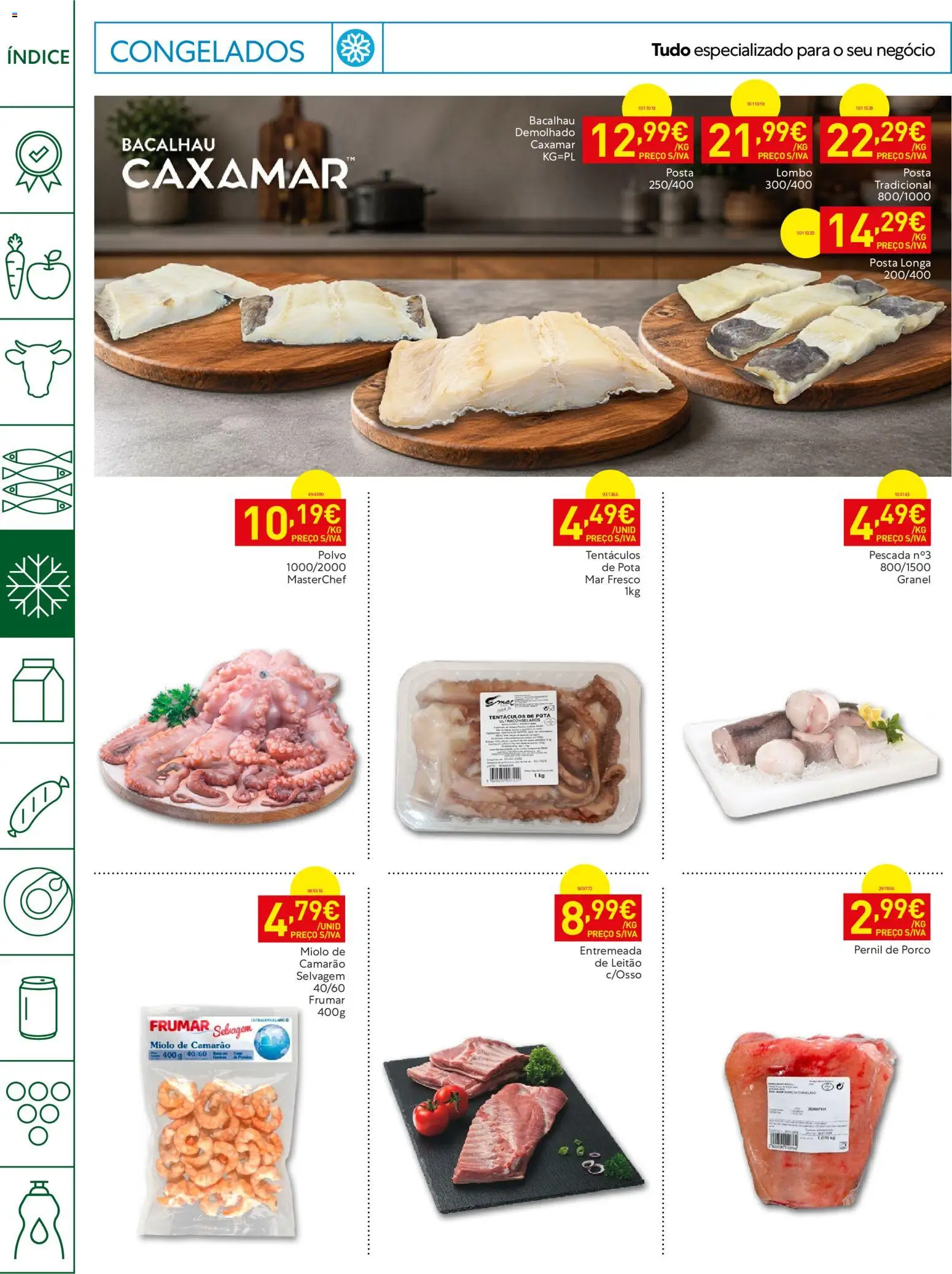 Recheio Horeca │ válido de 01/09/2026 | Página: 10 | Produtos: Pernil, Polvo, Camarão, Lombo