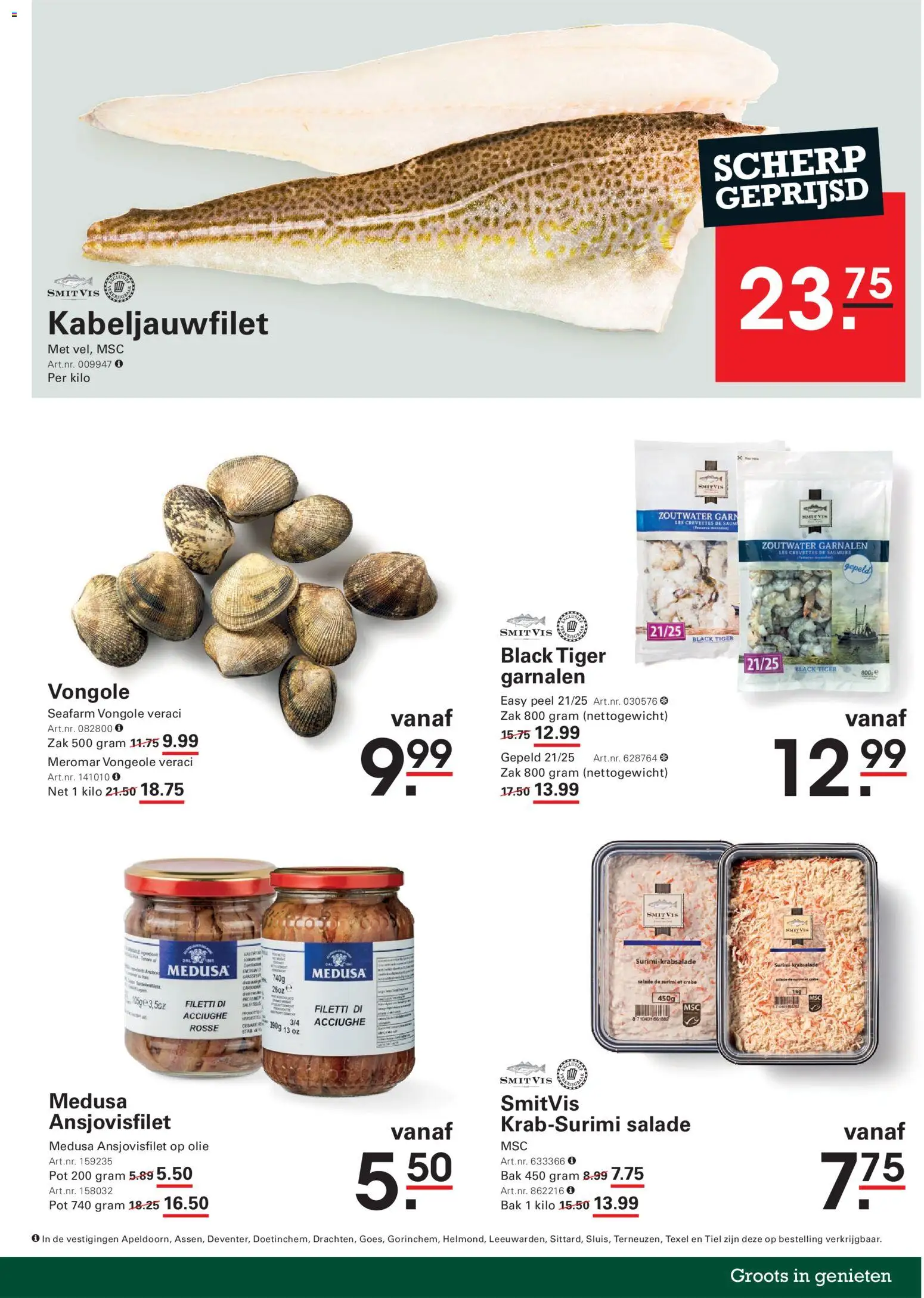{H1} | Pagina: 61 | Producten: Pot, Salade, Zak, Garnalen