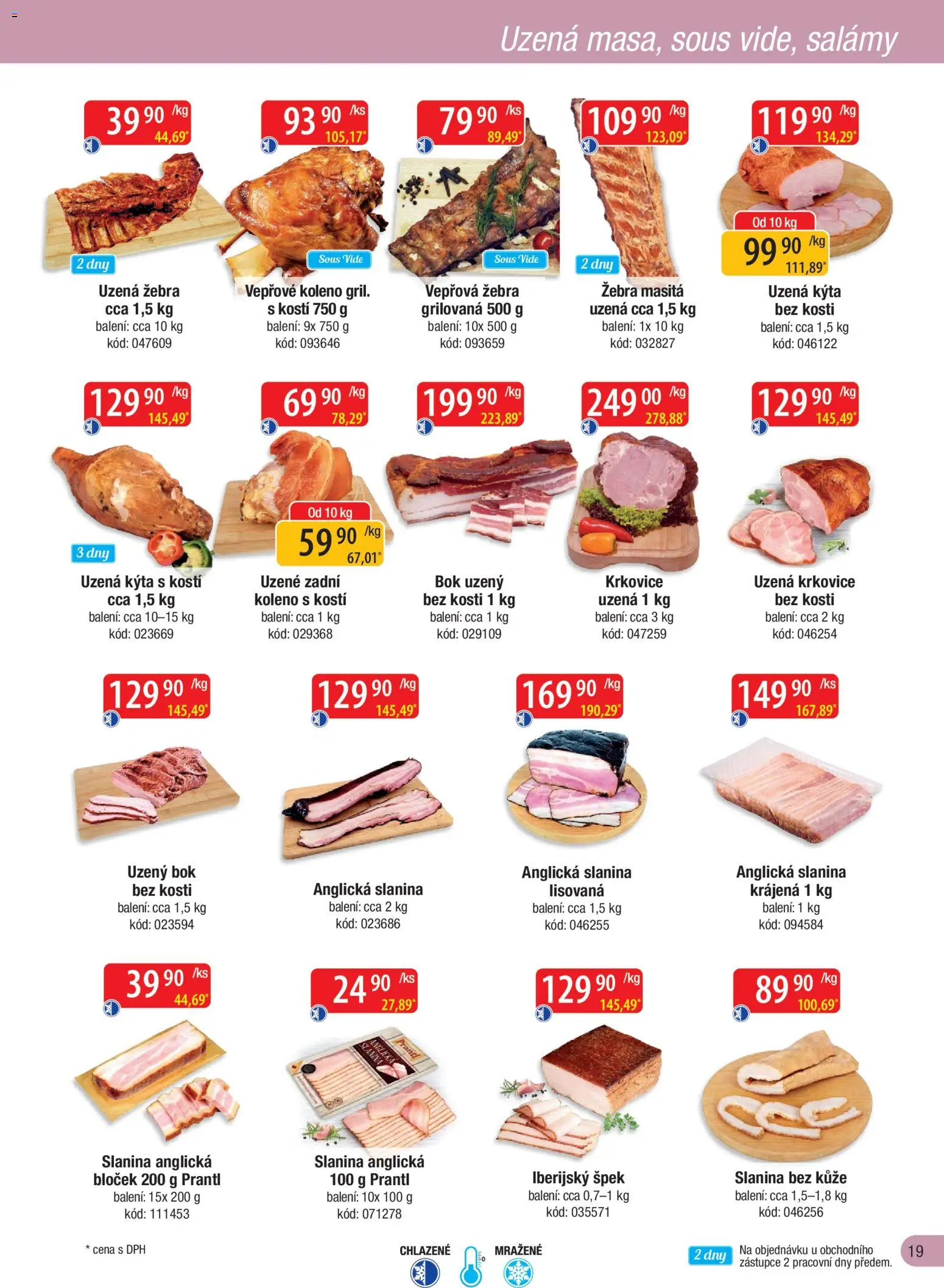 Astur & Qanto leták - Velkoobchod fresh 09/2026 od 01.09.2026 | Strana: 19 | Produkty: Vepřové koleno, Koleno, Anglická slanina, Slanina