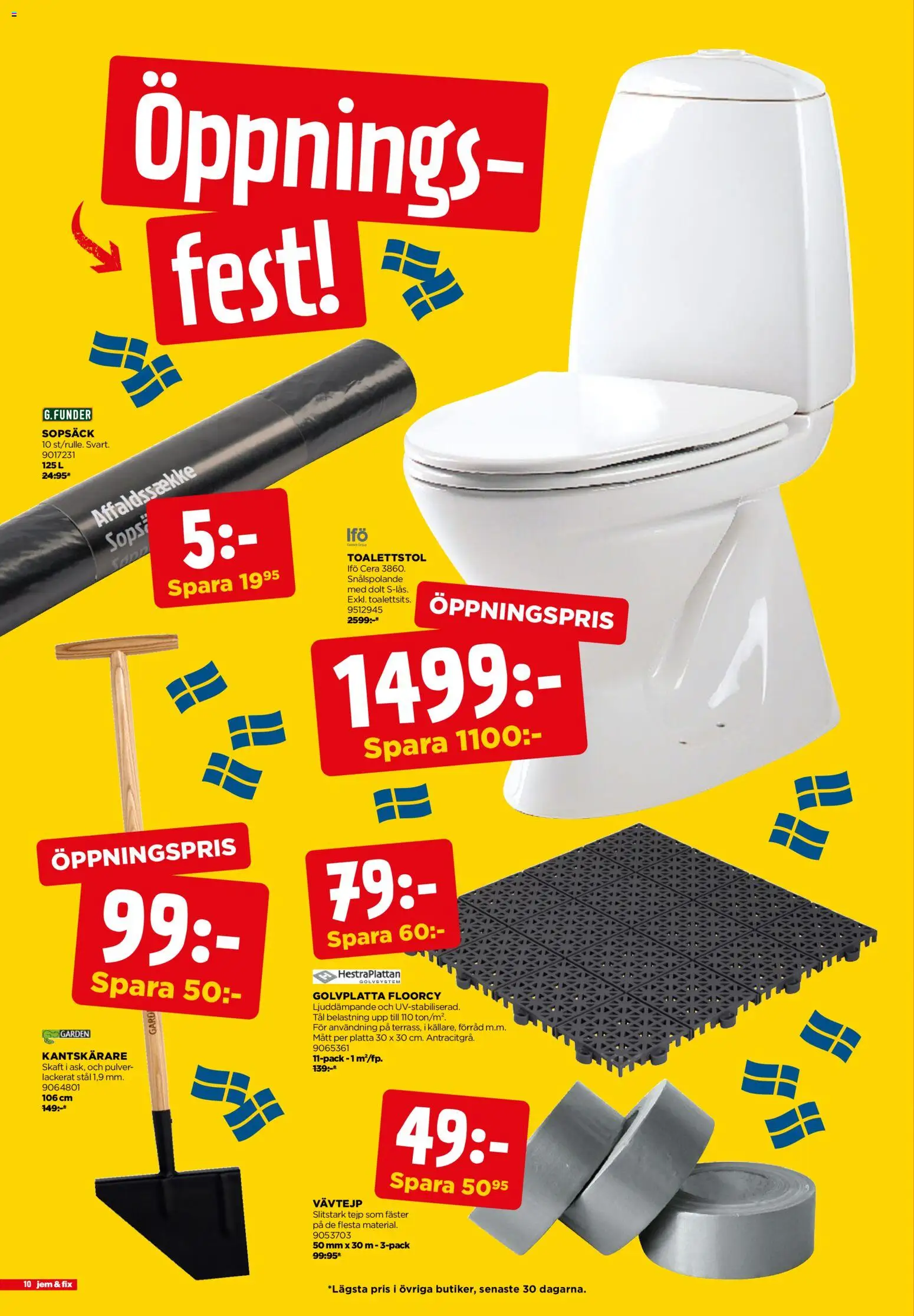 Jem & Fix reklamblad aktuell från 05.05.2026 | Sida: 10 | Produkter: Tejp