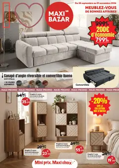Maxi Bazar - Prévisualisation de Maxi Bazar catalogue valide à partir de 28/09/2026