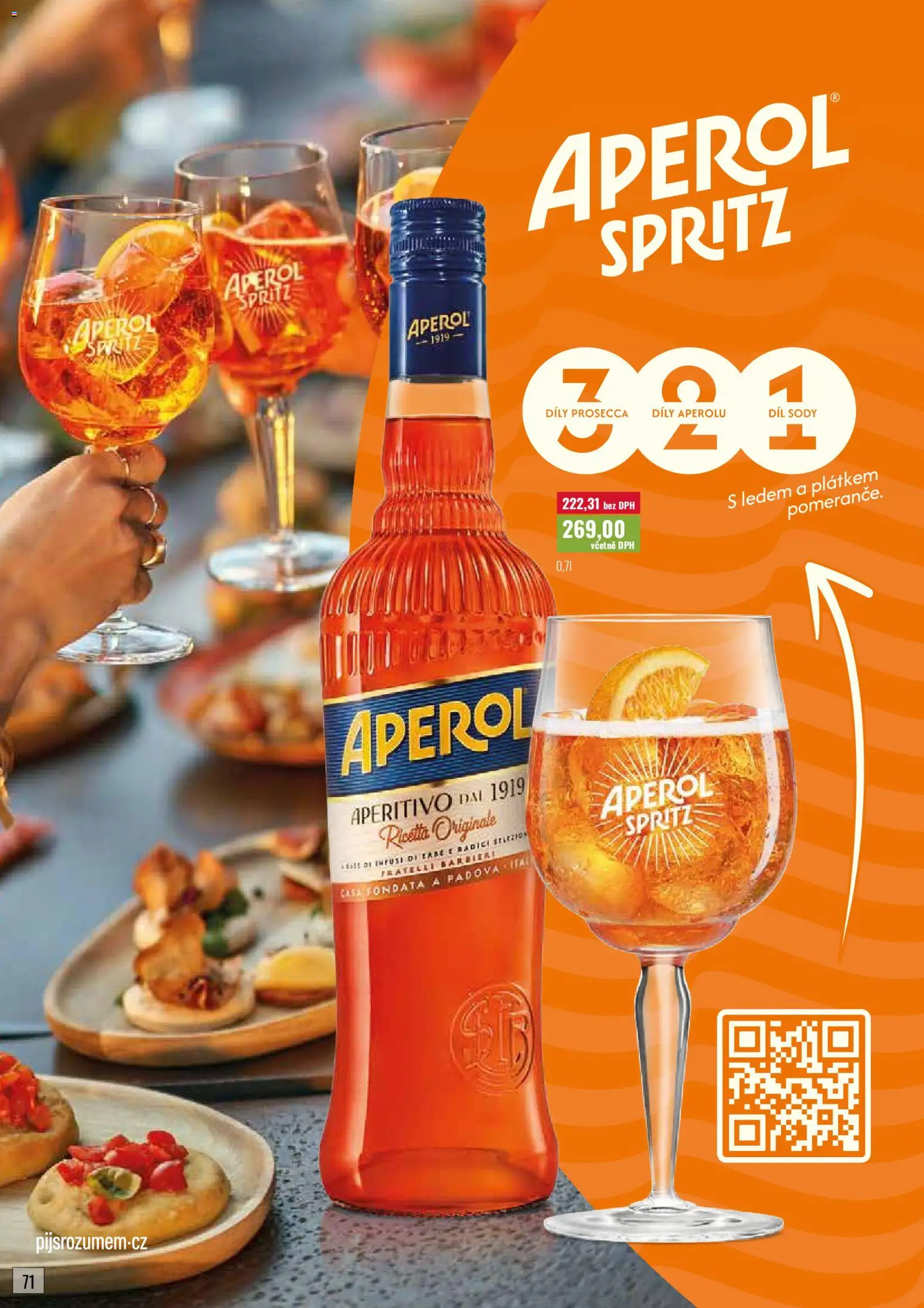 Ratio leták od 01.09.2026 | Strana: 72 | Produkty: Aperol Spritz, Spritz, Aperitivo, Aperol