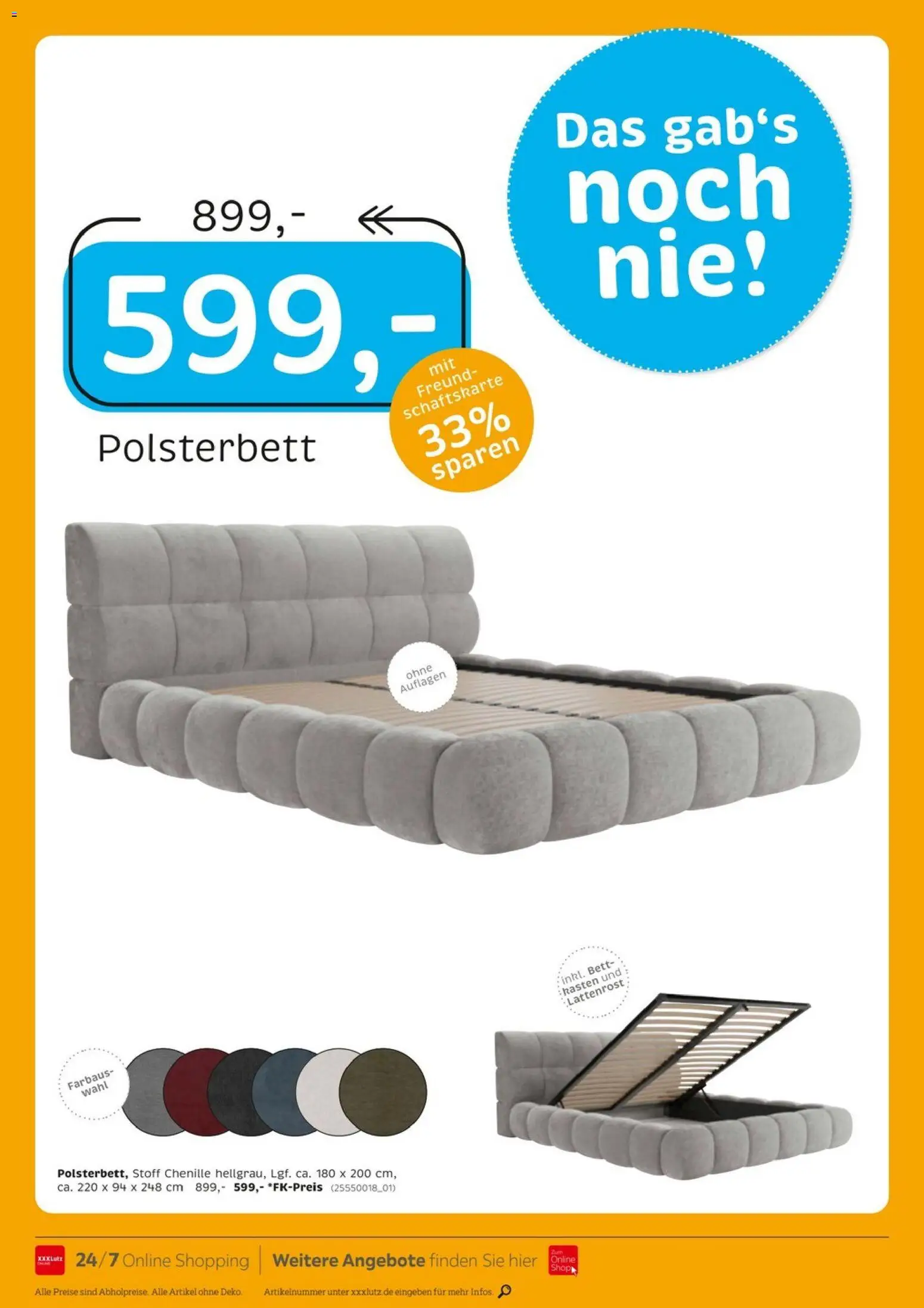 XXXLutz Junges Wohnen – gültig ab 10.06.2026 | Seite: 8 | Produkte: Bett, Polsterbett