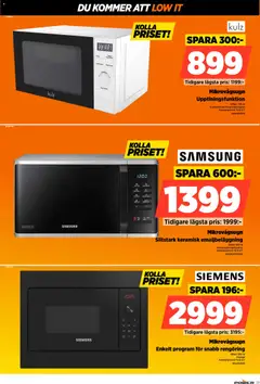 Power erbjudanden - Förhandsvisning av reklamblad från butik Power aktuell från 22/06/2026 | Sida: 77 | Produkter: Mikrovågsugn