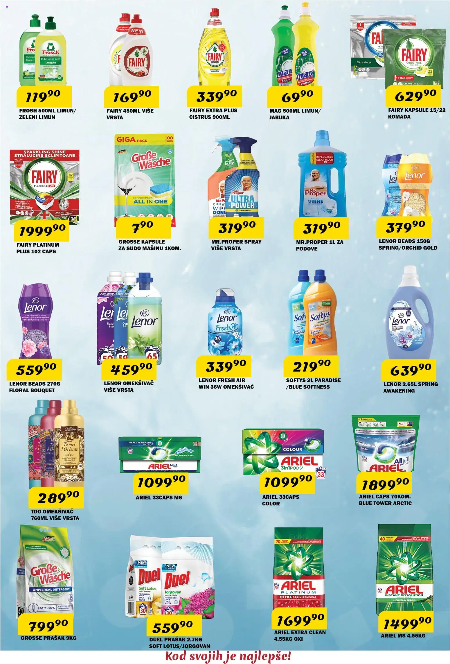 VP Dima katalog - važi od 07.05.2026 | Strana: 11 | Proizvode: Ariel, Lenor, Kapsule, Limun