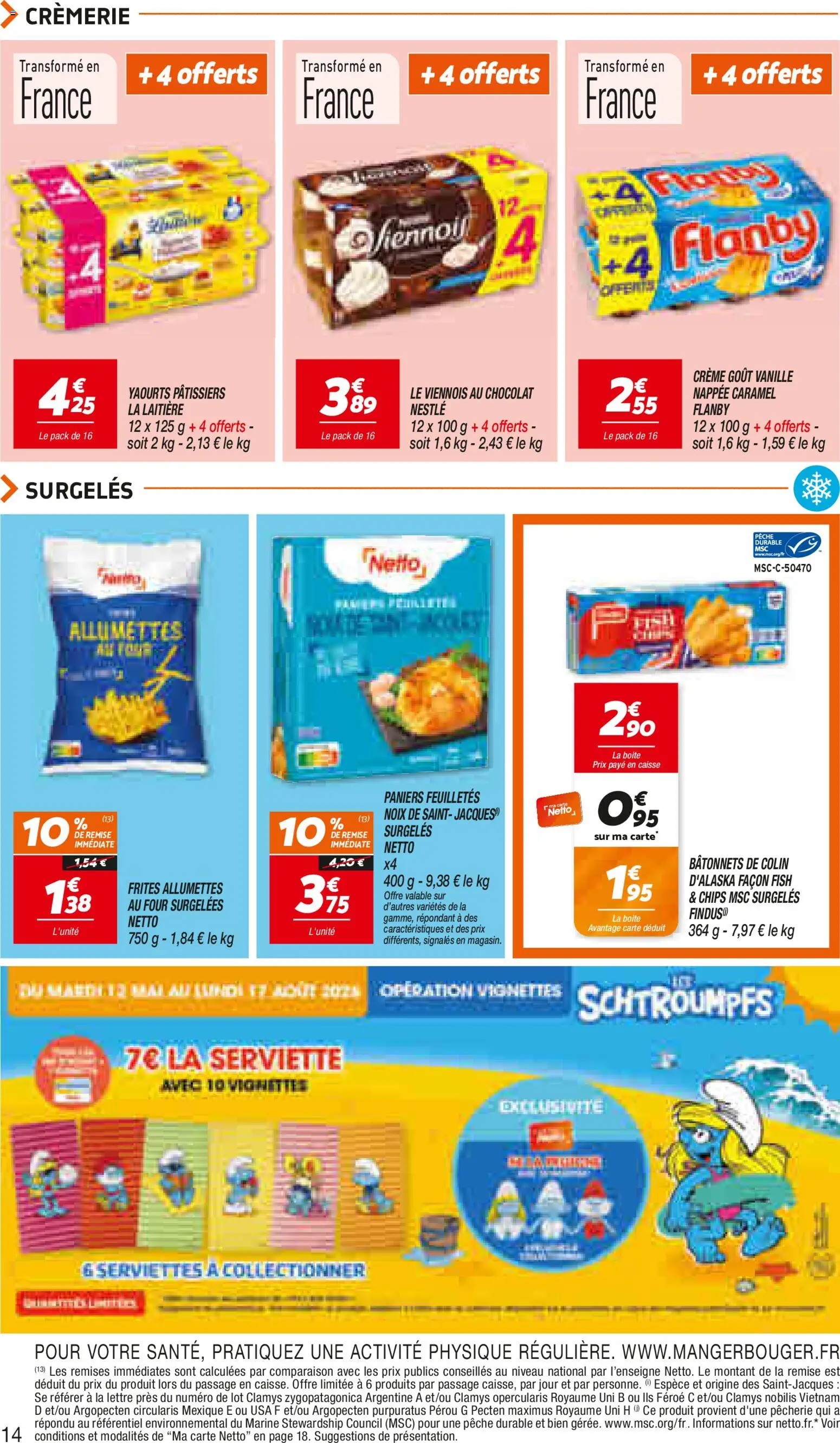 {H1} | Page: 14 | Produits: Yaourts, Pêche, Chips, Noix