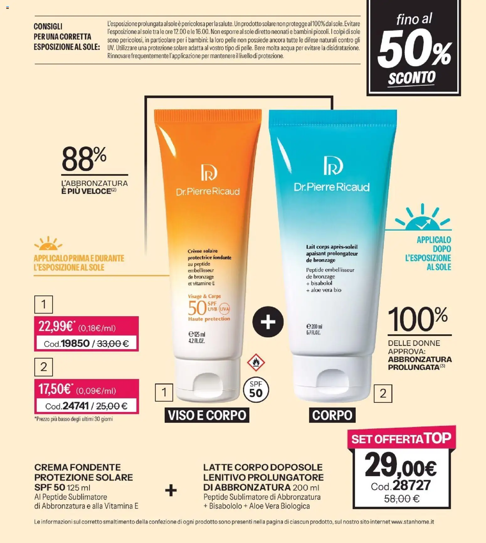 Volantino Stanhome del 03.06.2026 | Pagina: 53 | Prodotti: Crema, Acqua, Latte, Aloe vera